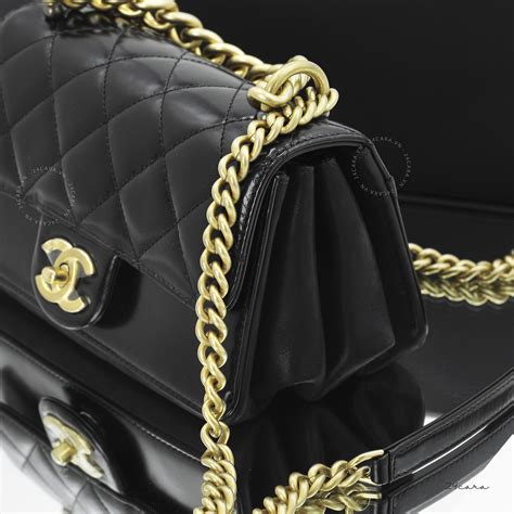 chanel top handle coin purse flap with chain|chanel handbags flap.